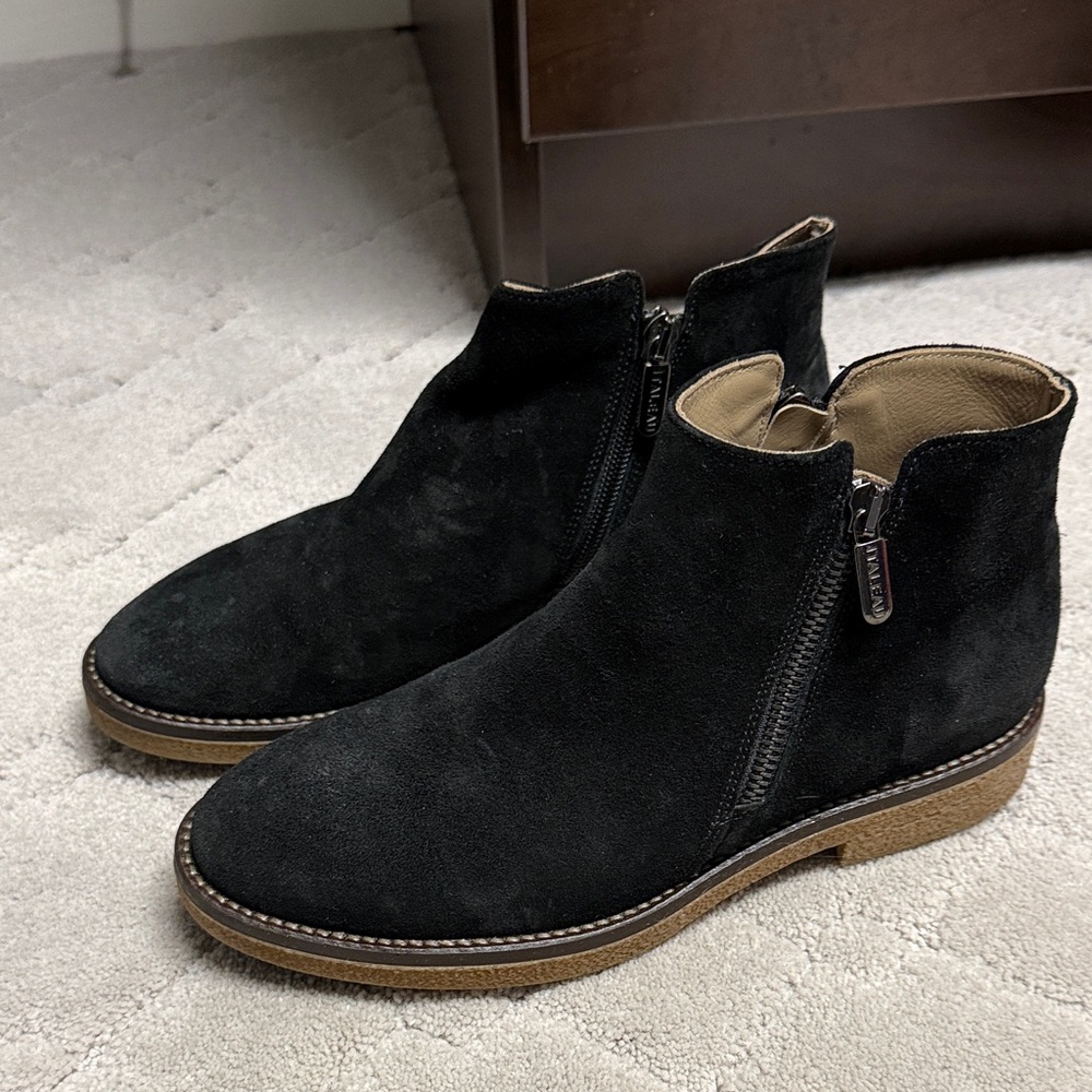 Black Suede Ankle Boots